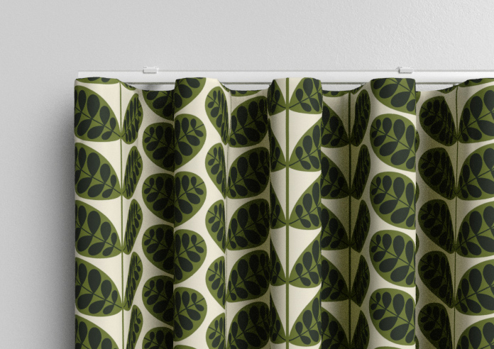 Orla Kiely Botanica Stem, Green - Made to Measure Curtains - Image 13
